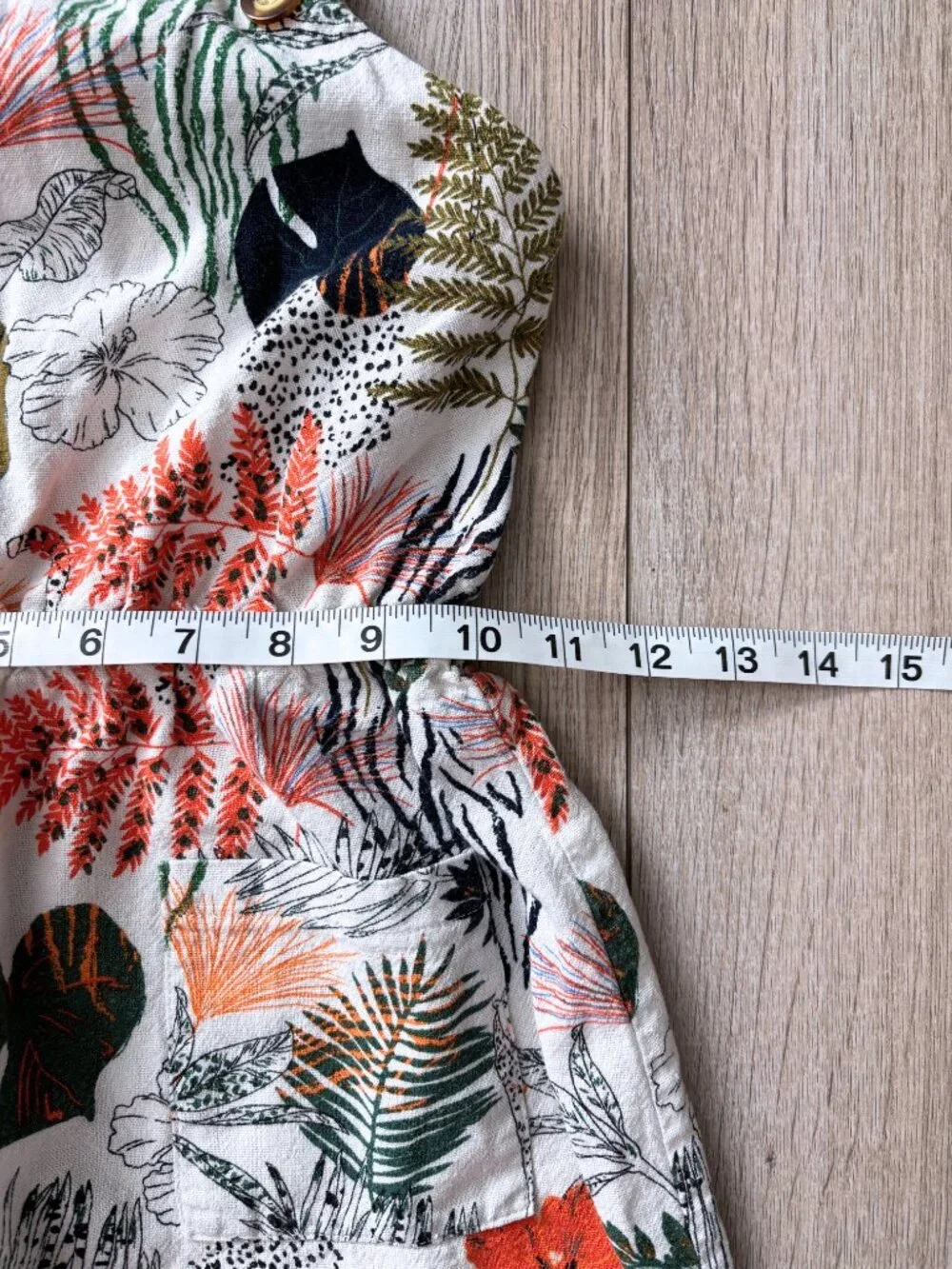 Sophia + Zeke Stitch Fix Kids Safari Jungle Print Sundress Boho Tropical Size 10